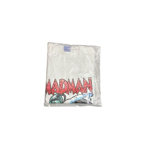 Vtg Madman Comic Allred Graphic T Shirt White XL 1995 Hanes Graphitti NEW DS NOS - Picture 1 of 4